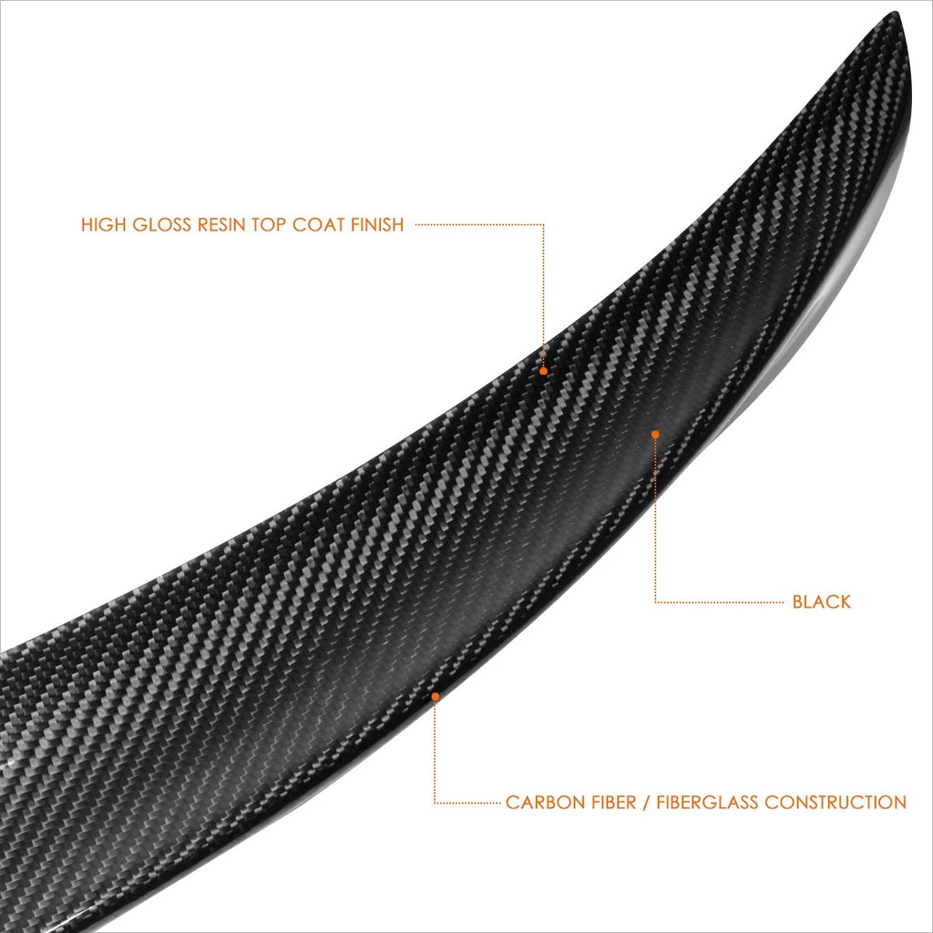 Carbon Fiber Duck Bill Trunk Lid Spoiler for BMW 5-Series/M5 F10 F11 (2010–2016)