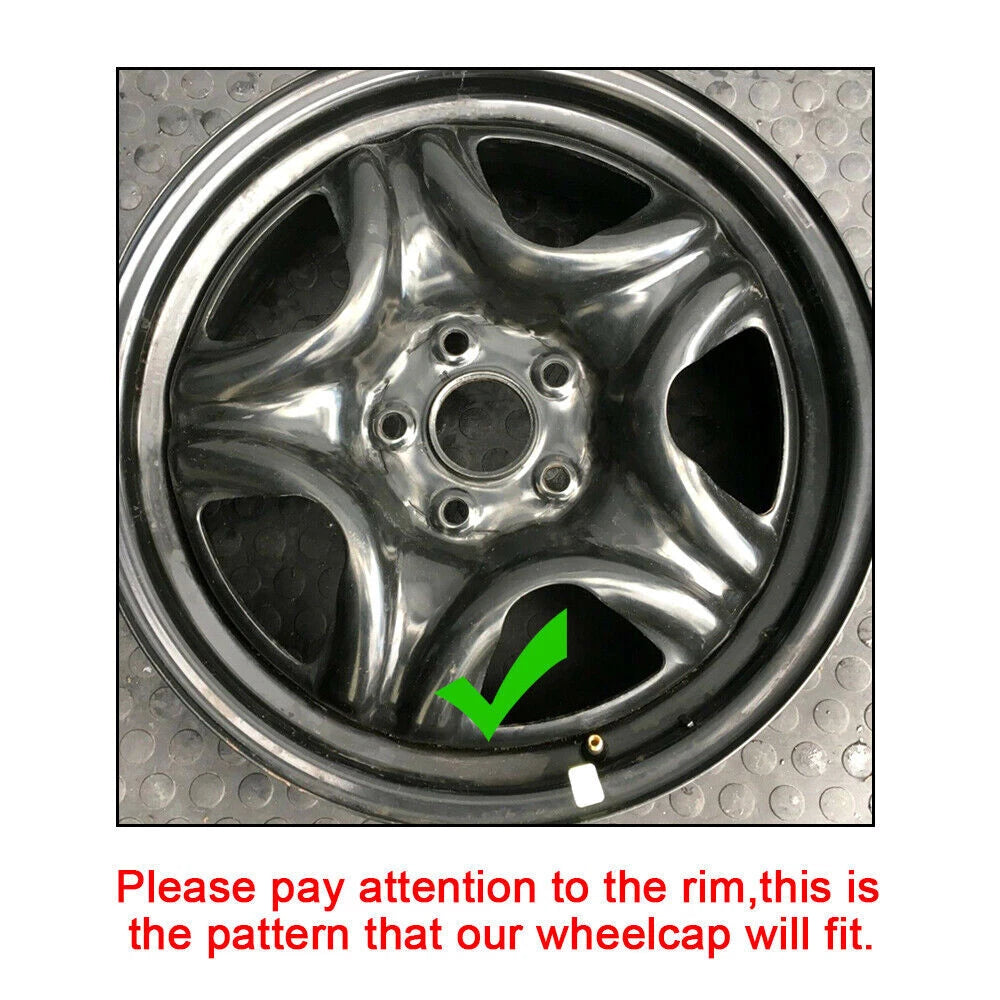 Set of 4 Wheel Hub Caps for Toyota RAV4 (2006–2012) - 17" Silver Full Rim
