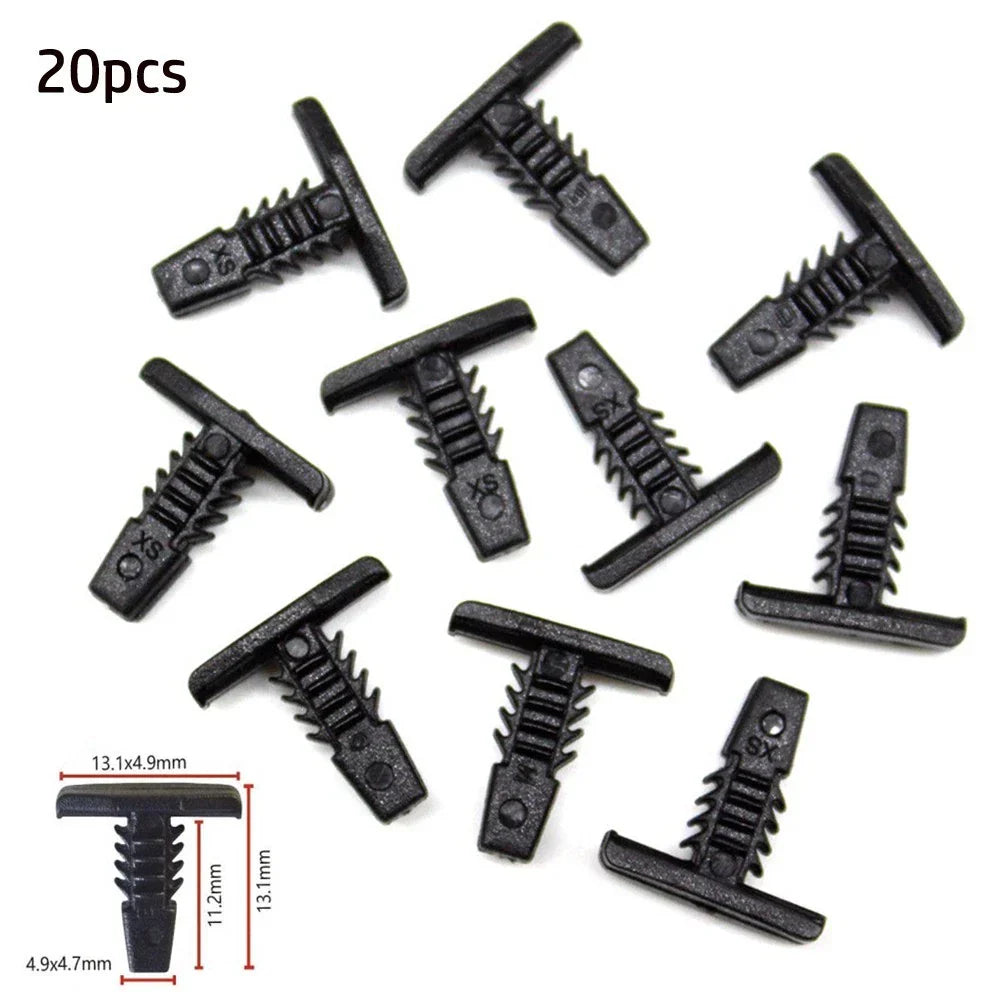 Door Weatherstrip Retainer Clip 20x Nylon for Vehicle