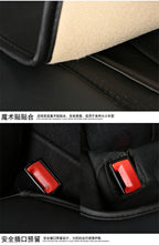 Black PU Leather Car Front Seat Cover Mat Protector - AU Ship