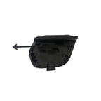 Front Bumper Tow Hook Covers for Toyota Prius C (2012–2019) - Black Plastic
