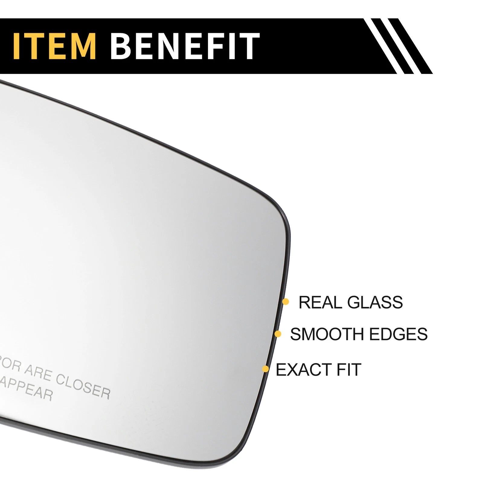 Heated Right Mirror Glass for Dodge Ram 1500 2500 (No. 68079362AA)