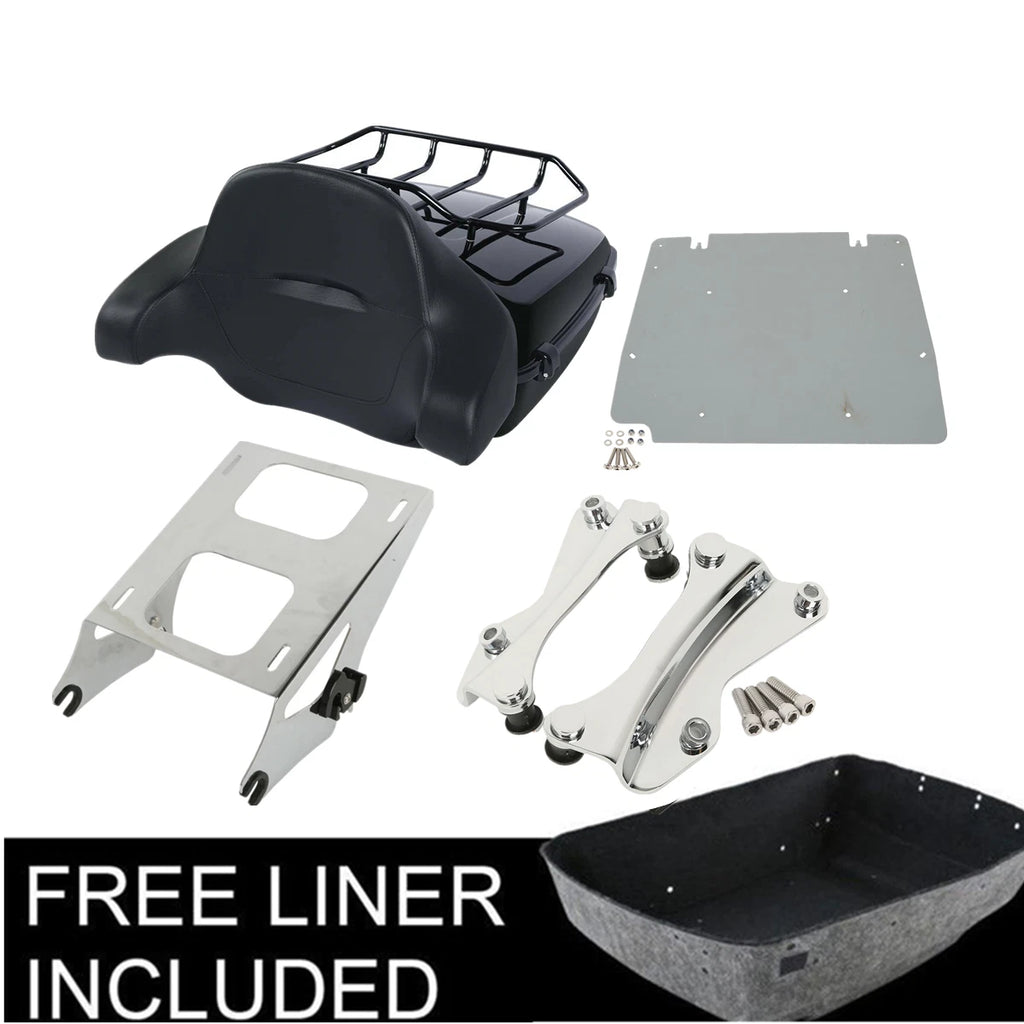 Chopped Trunk Pad Mount Rack Docking Kit for Harley Touring Road Glide (2014–2023)