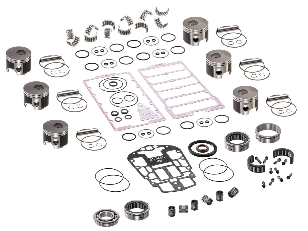 Powerhead Piston Gasket Rebuild Kit for Johnson Evinrude 150-200 HP (E-Tec) .020" Over
