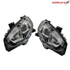Set of 2 Headlights for Honda Civic (2016–2020) Electroplated Halogen