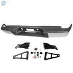 Chrome Rear Bumper Assembly for Chevy Silverado GMC Sierra 1500 (2007–2013)