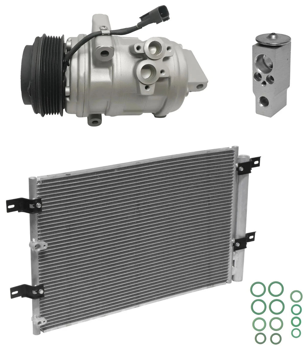 A C Compressor Kit With Condenser for Lincoln MKX 3.5L V6 (2007–2010)