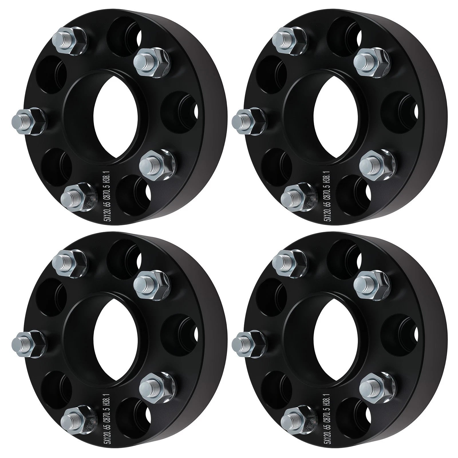 38.1mm Hub Centric Spacers for Chevrolet Camaro Pontiac Firebird (1982–2002) 70.5mm