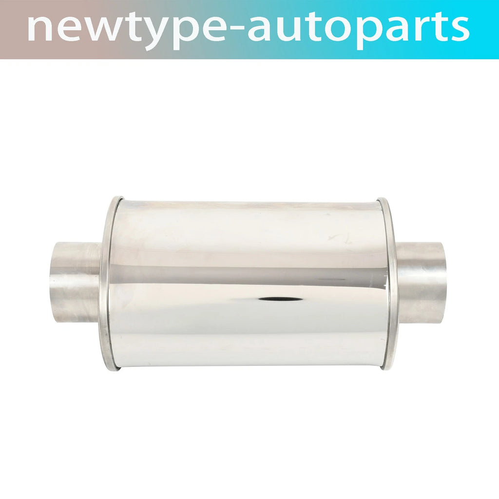 2.75" Inlet/Outlet Ultra Quiet Resonator for Universal Fit (T304 Stainless)