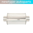 2.75" Inlet/Outlet Ultra Quiet Resonator for Universal Fit (T304 Stainless)