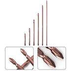 PH2 Magnetic Screwdriver Bits for Universal Use (1/4 Hex Shank)