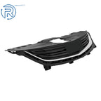 Front Upper Grille for Chevy Sonic (2017-2020) Matte Black Chrome