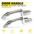 2X Outside Exterior Door Handle Front & Rear LH Driver for Honda Accord (2008–2012)