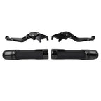 CNC Black Extendable Brake Clutch Levers & Grips for Daytona 675 (2006-2018)