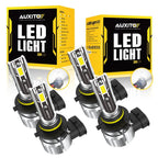AUXITO 6500K LED Headlight Kit 9005 9006 for High Low Beam (2015–2023)