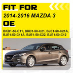 Set of 2 Fog Light Opening Bezel Covers for Mazda3 (2014–2016)