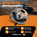 Pair Front Wheel Bearing Hub Assembly for Saturn Ion (2003–2007) 12413077