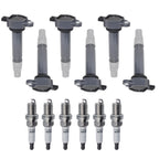Set of 6 Ignition Coils + 6 Iridium Spark Plugs for Chrysler Dodge 3.5L (2006–2011)