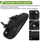 Exterior Door Handle for Honda Civic (1996–2000) No.72680S04003 Black Rear Left