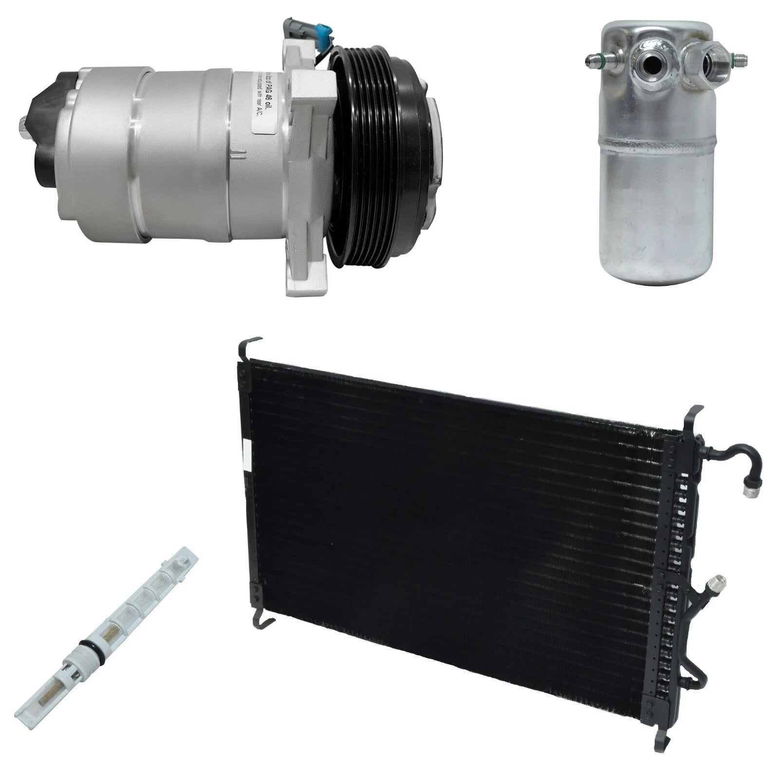AC Compressor Kit With Condenser for Buick Park Avenue 3.8L (1991–1991)