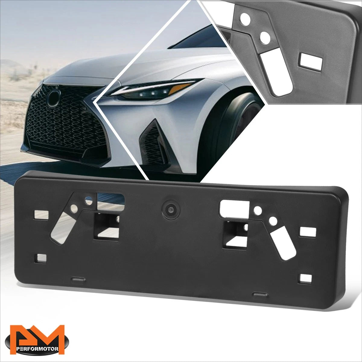 Front License Plate Mounting Bracket for Lexus IS300 IS350 (2021–2024)