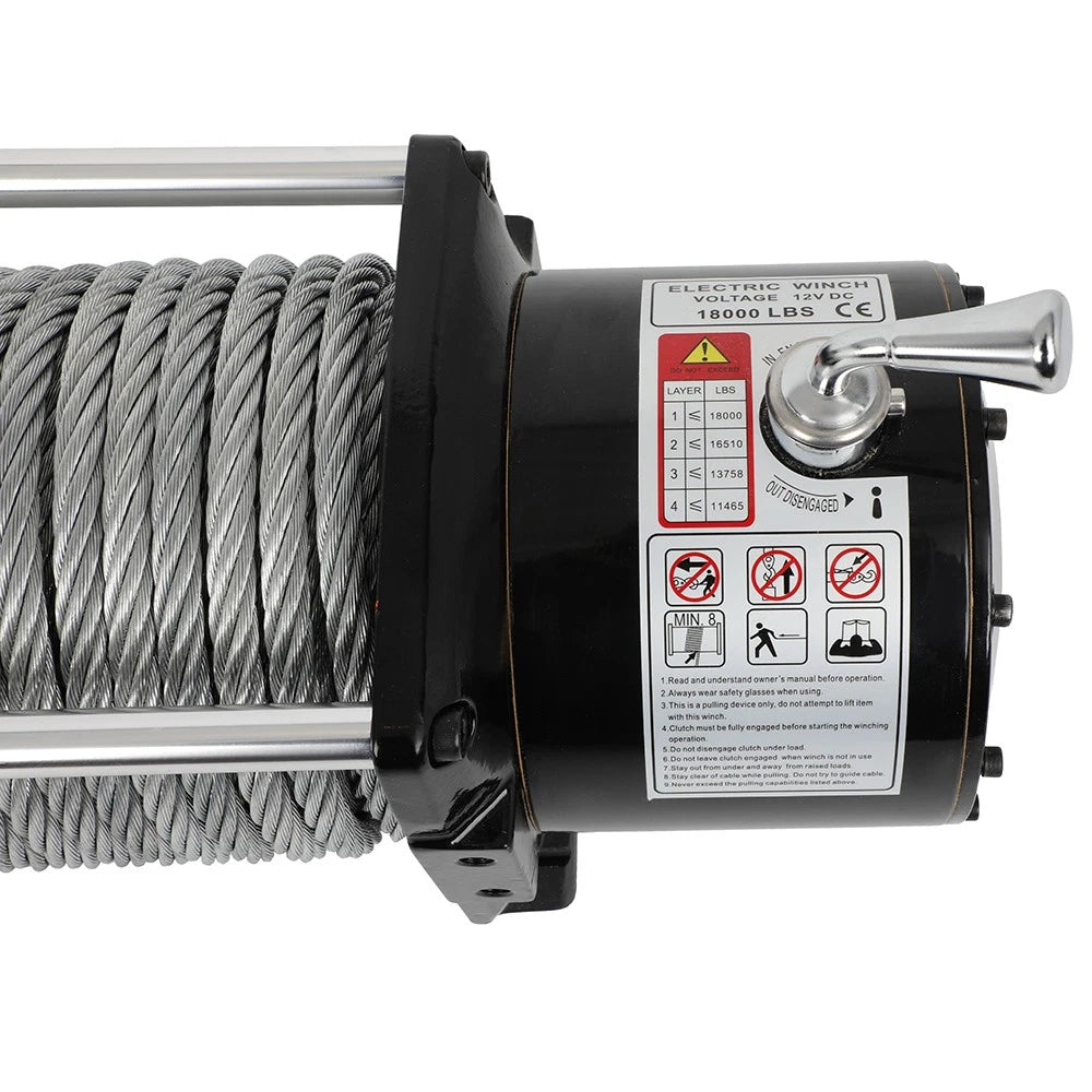 Electric Winch 18000lbs for Truck Trailer SUV (Off-Road)