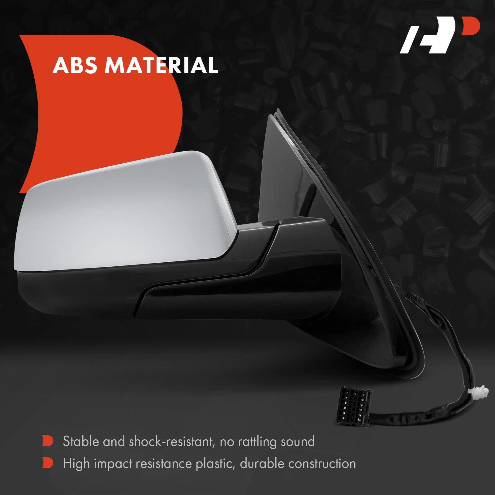 Power Mirror Pair Manual Fold Heated for Chevrolet Suburban GMC Yukon