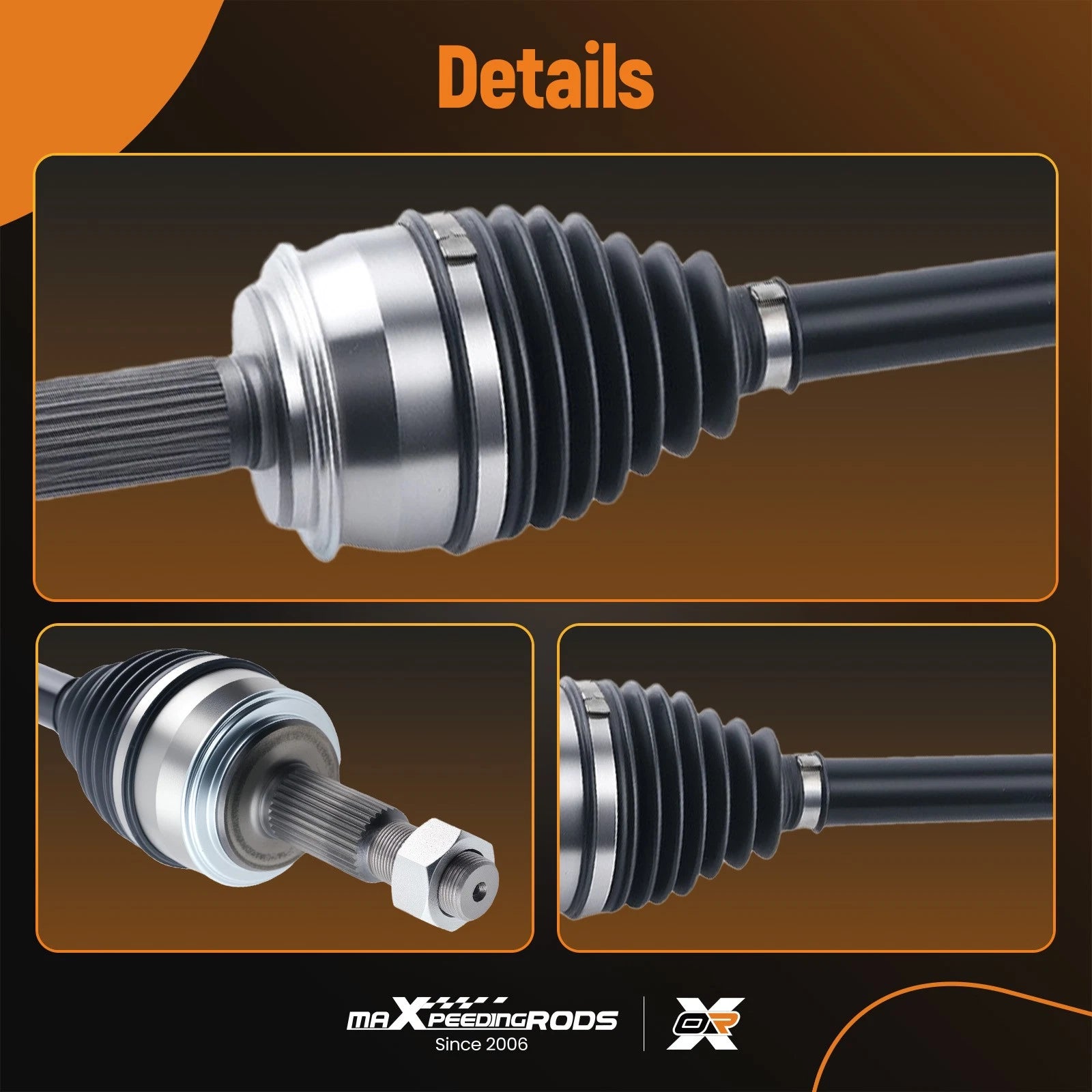 AWD Front Right CV Axle Shaft for Nissan Rogue (2014–2020)