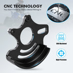 Aluminum Rear Brake Rotor Disc Guard for Yamaha YFZ450R (2009–2024)