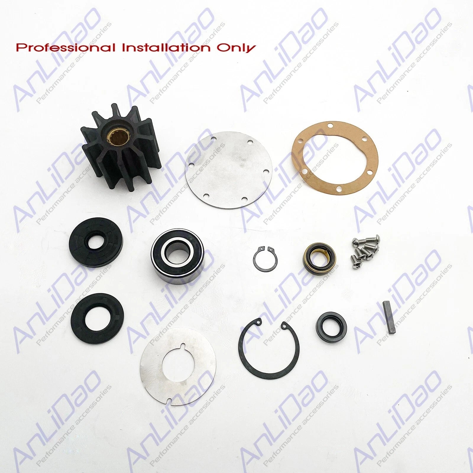 Major Repair Kit for Jabsco 8.2 CAT 3208 Sea Water Pump (777-9001)