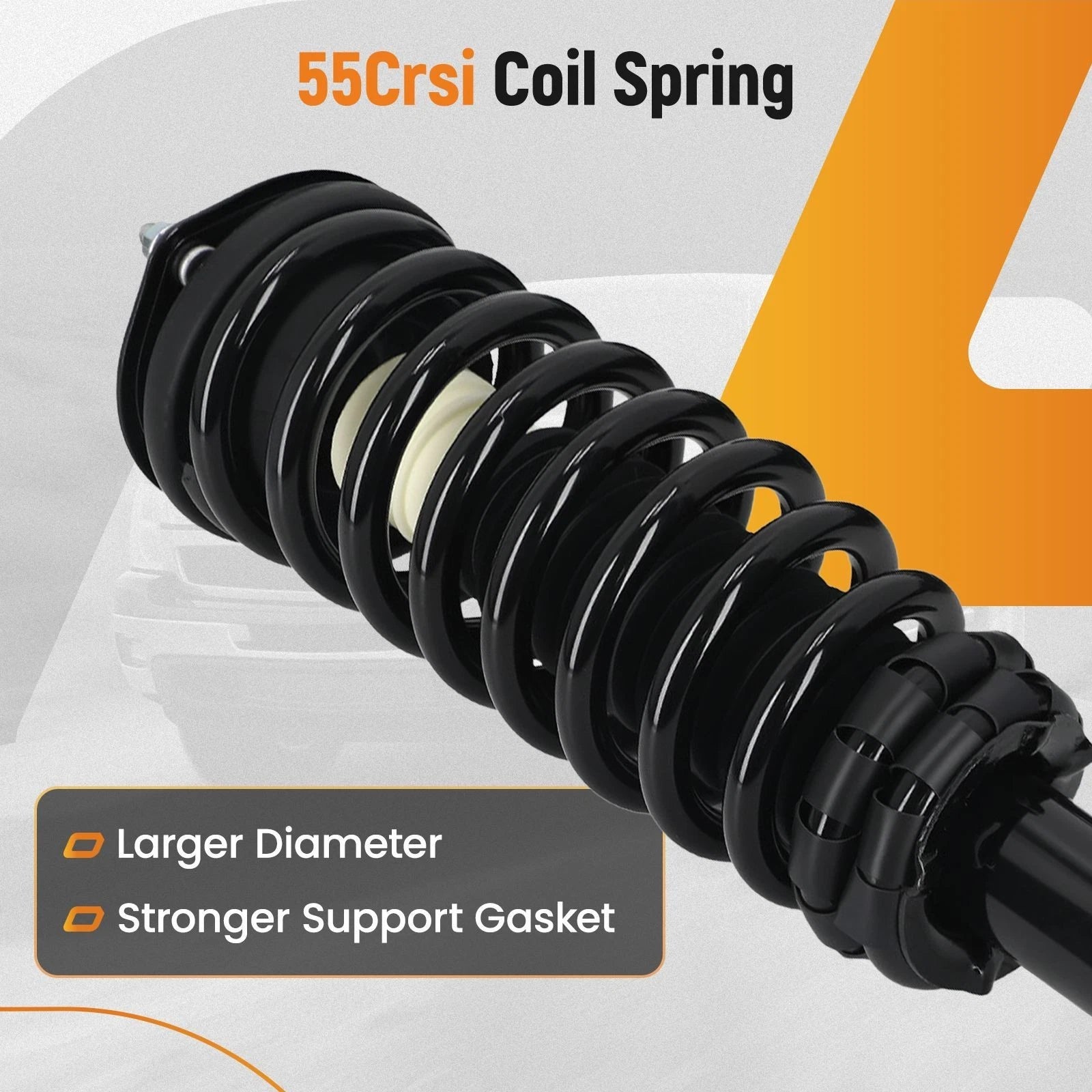 Front Rear Struts w/Spring Sway Bar End Links for Mercury Milan (2006–2009)