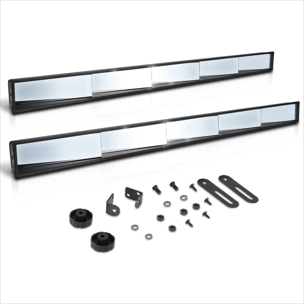 2X Adjustable 5-Panel Wink Rear View Mirrors for EZGO/Club Car/Yamaha Golf Carts