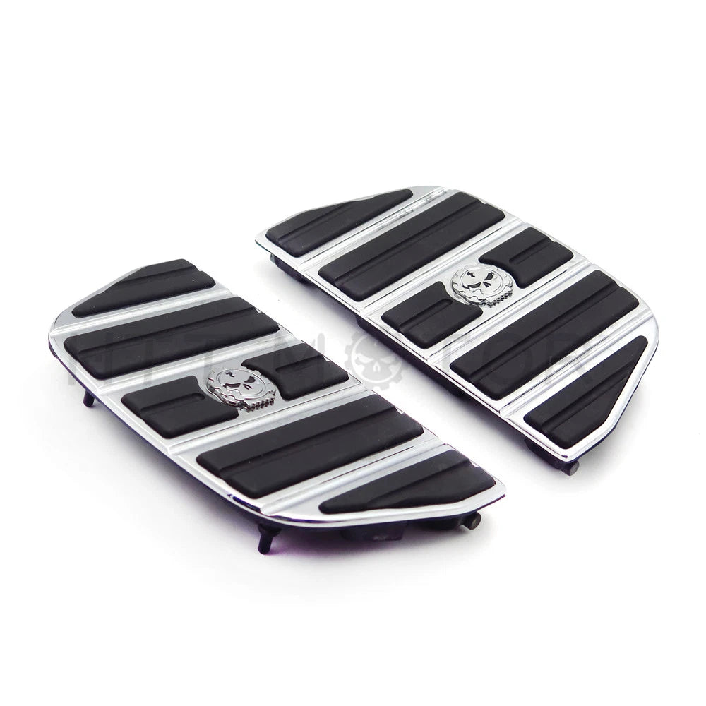 Gear Skull Passenger Footboard for Harley Touring (1987–2015) & Softail (1986–2015)