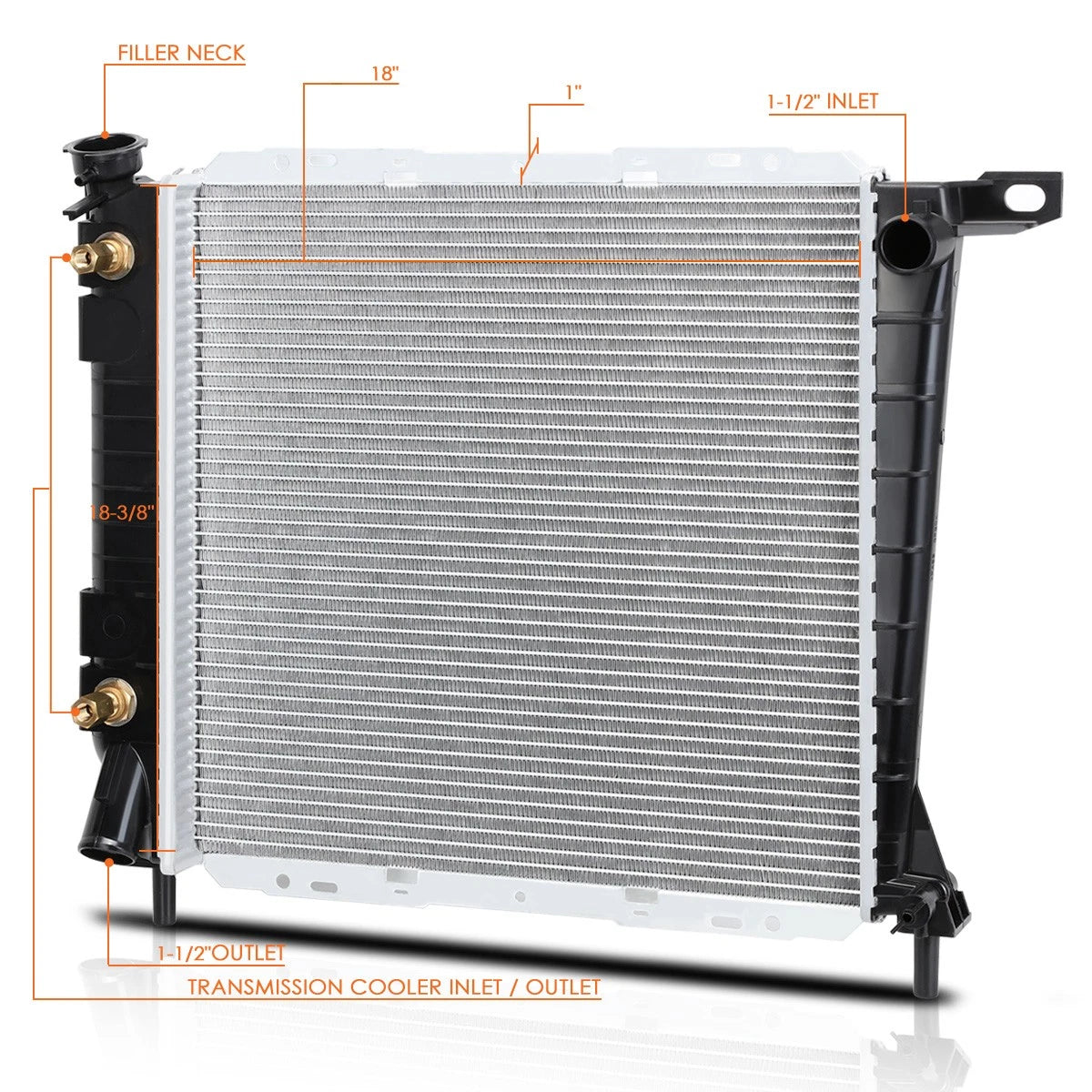 Aluminum Radiator for Ford Ranger/Explorer (1985–1994) DPI-1061