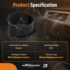 A/C Blower Motor Fan for Subaru Forester, Impreza (2012–2018)
