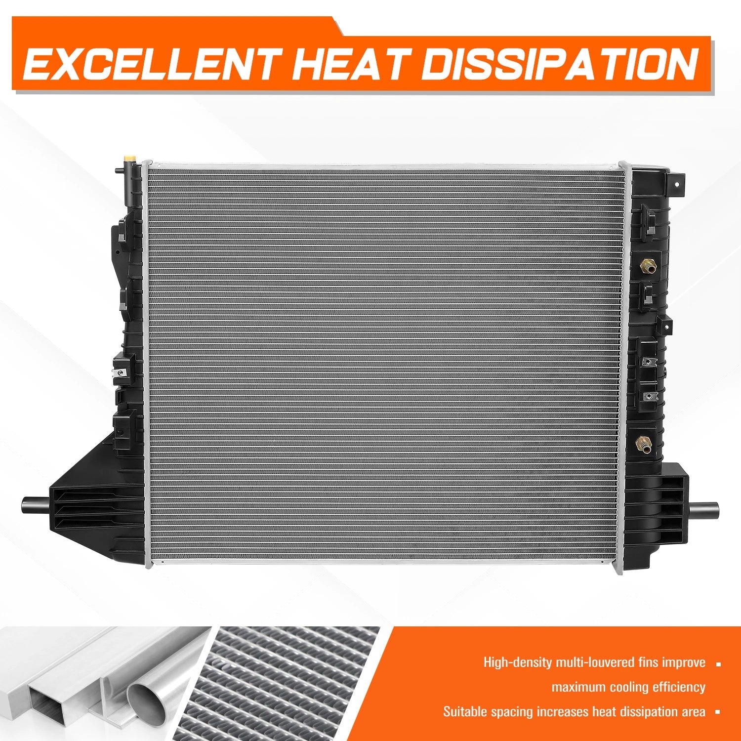 Aluminum Radiator DPI-13231 for Ford F250-F550 Superduty (2008–2016)