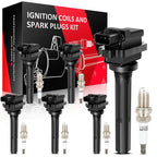 Ignition Coils & Spark Plugs for Chevrolet Tracker (2004) UF237