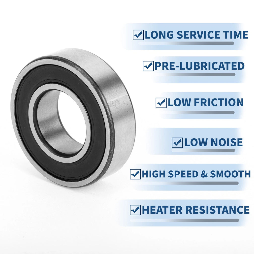 Deep Groove Ball Bearing 6205VV for Scooter Skateboard Wheel (25x52x15mm)