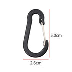 Lightweight Aluminum Carabiner Clips for Universal Use