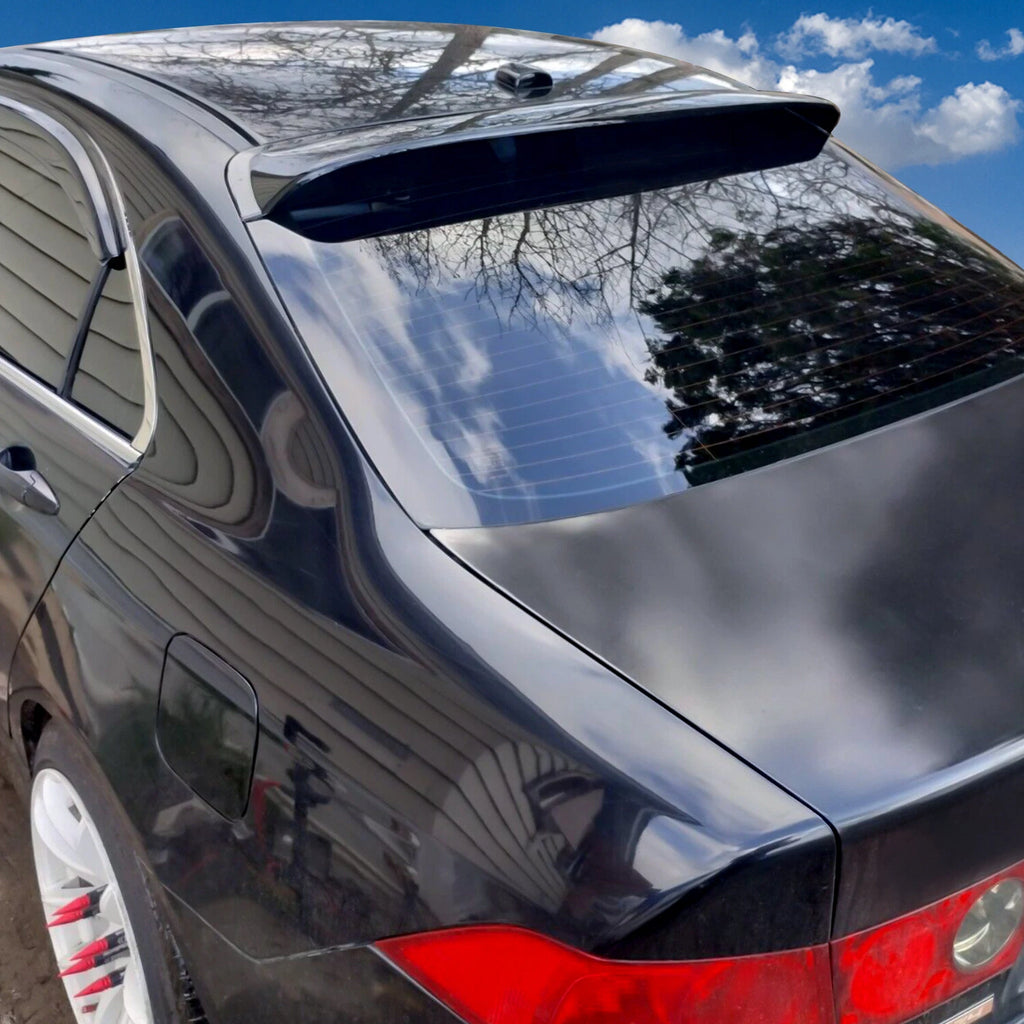 Rear Window Roof Visor Spoiler for Honda Civic Coupe (1996–2000) Black