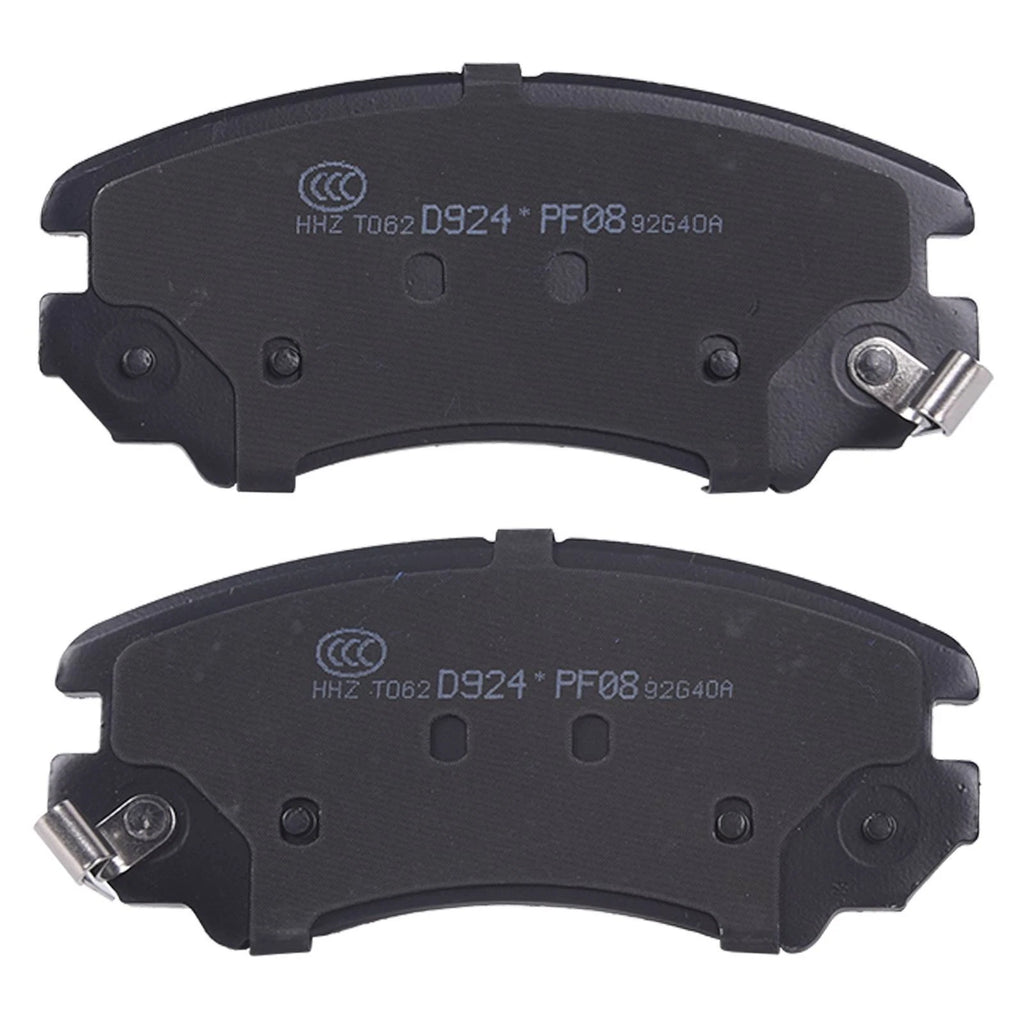 Set of 8 Ceramic Brake Pads for Kia Soul (2010–2013) Hyundai Sonata Elantra