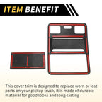 Set of 2 Carbon Fiber Pattern Front Roof Reading Light Covers for Ford Maverick (2022–2024)