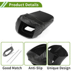 Gear Shift Knob Cover for Nissan Rogue (2021–2024) Black Carbon Fiber