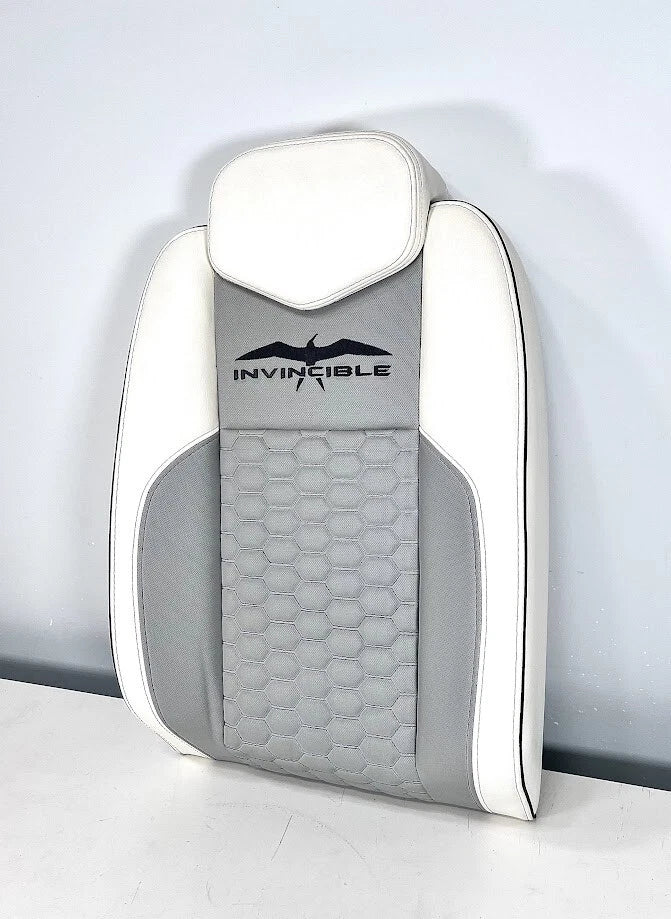 Single Seat Backrest for Invincible Boats (28 in x 18 in) Honeycomb Style