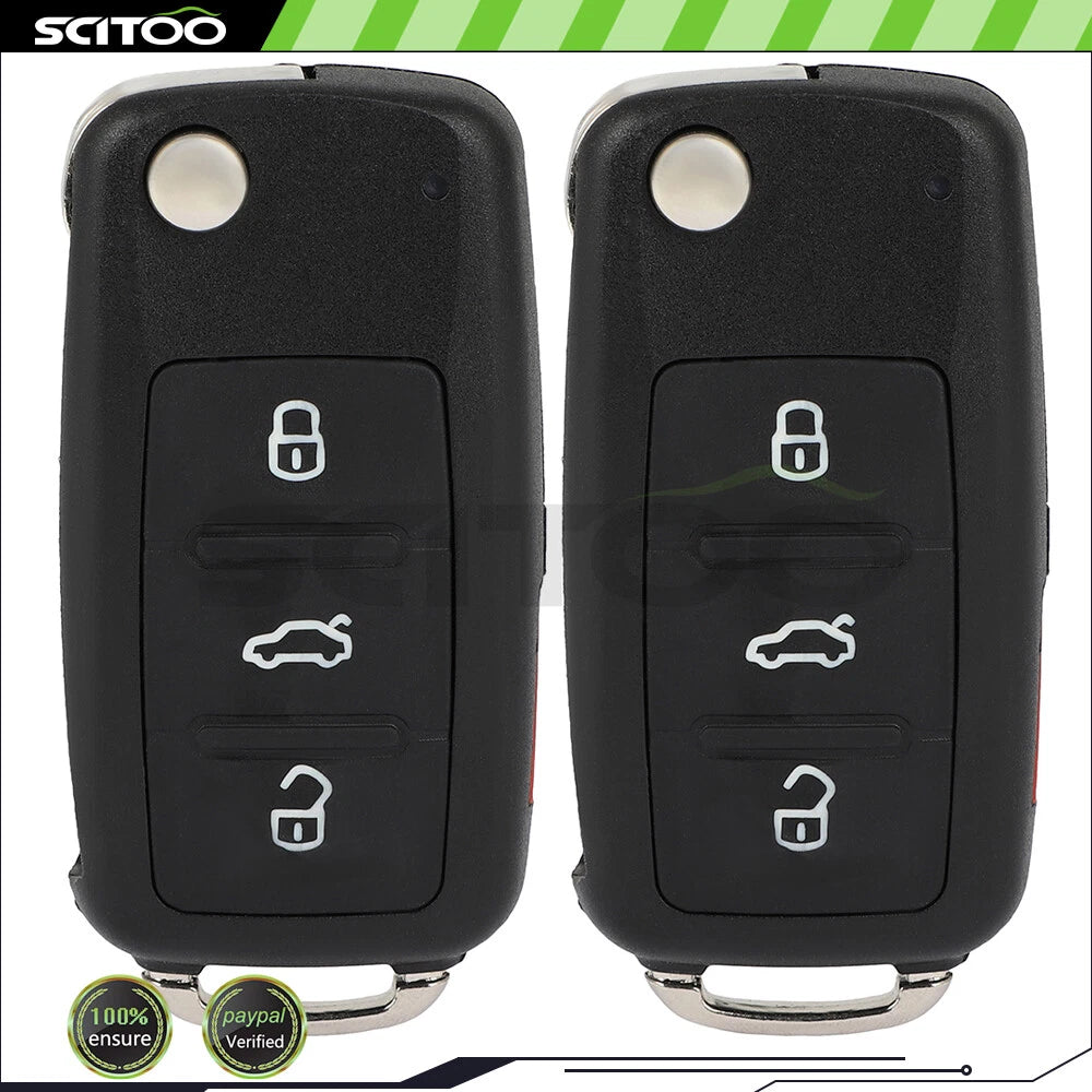 2X Keyless Entry Remote Fob for VW Golf Sportwagen Tiguan GTI (2011–2016)
