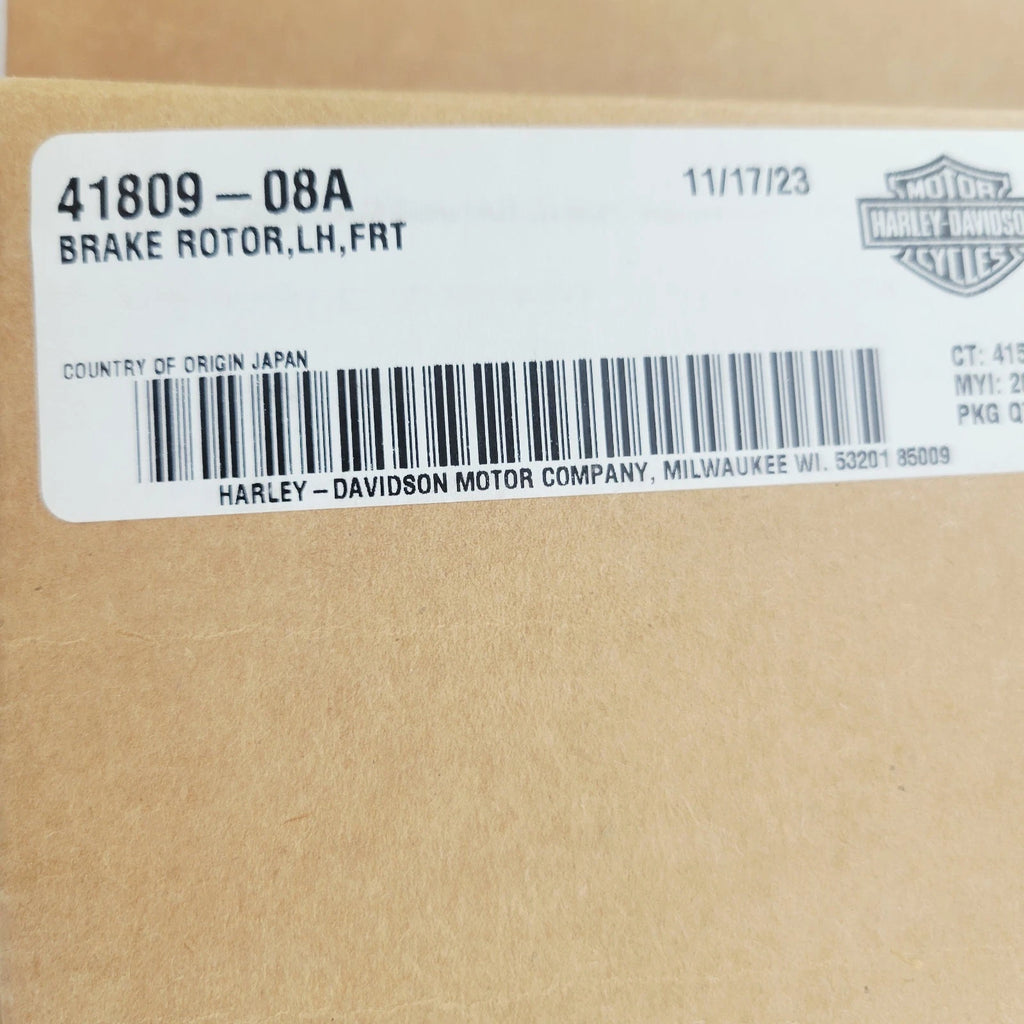 Left Front Brake Rotor for Harley-Davidson Touring (2008–2013) 41809-08A