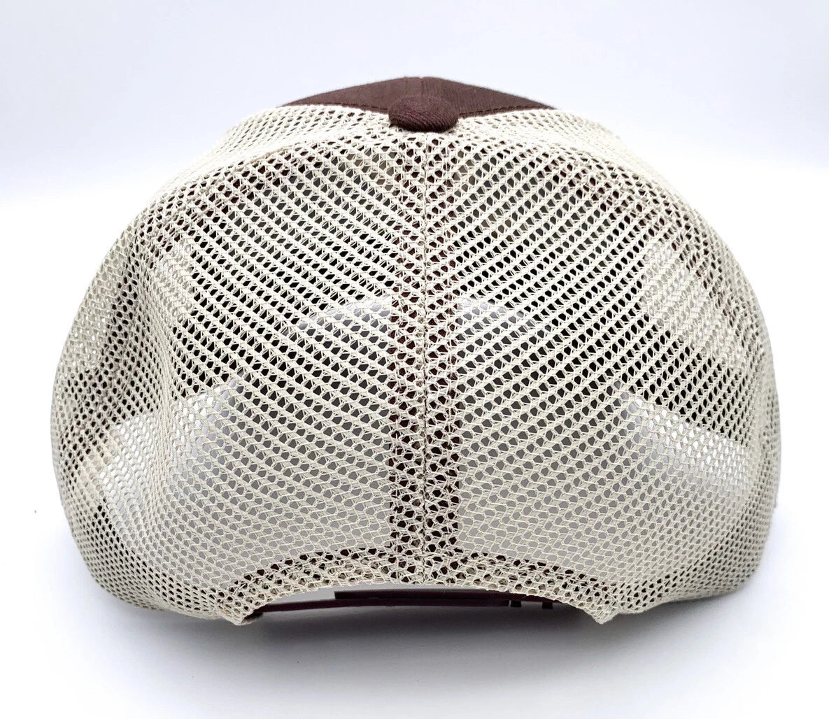 Ford Bronco Trucker Hat Brown Tan Stitching Licensed Mesh Back (2021–2026)