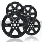 18" Gloss Black Wheel Skins for 2023-2024 Chevy Blazer Base/2LT/3LT (Set of 4)