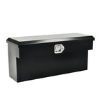 Tool Box for Pickup Truck (34"x12"x15") - Black Steel with Lock & Key