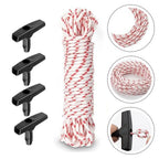 15m Lawn Mower Starting Rope with Easy Grip Handle